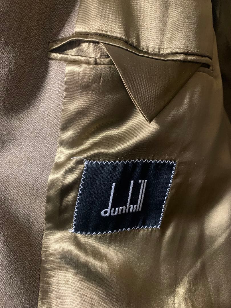 dunhill ダンヒル チェスターコート キャメル チェンジポケット