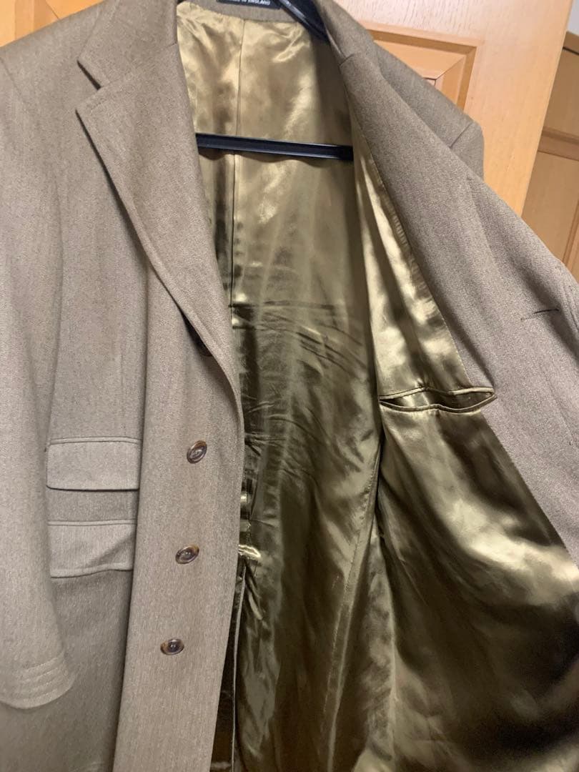 dunhill ダンヒル チェスターコート キャメル チェンジポケット