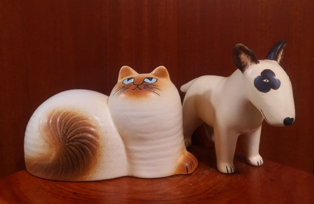 リサラーソン マイ＆ケンネルブルテリア ２点セット 北欧 美品