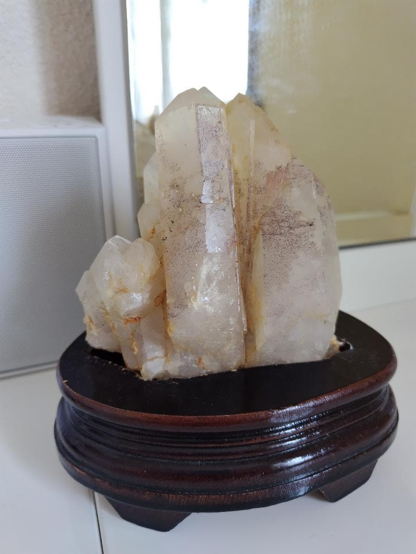 スーパーセブン水晶 クラスター 超強力!! 運気 金運 風水 天然石　鉱物標本