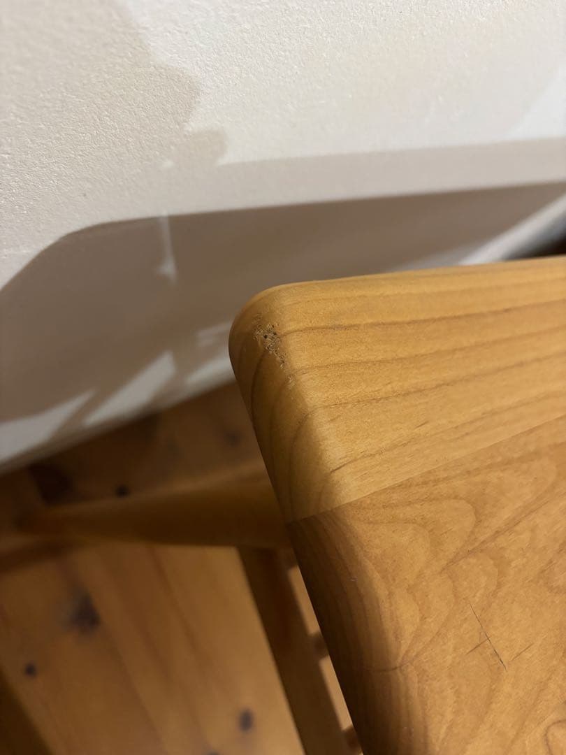 モモナチュラル　サイドテーブル　キッズデスク