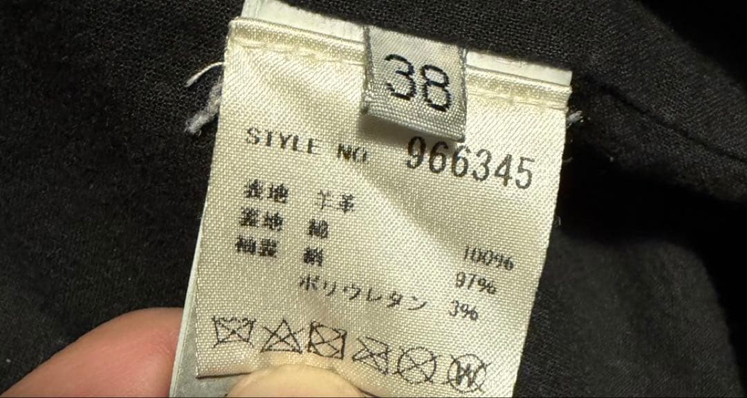 GIORGIO BRATO フード付きレザージャケット　ブラック　イタリア38