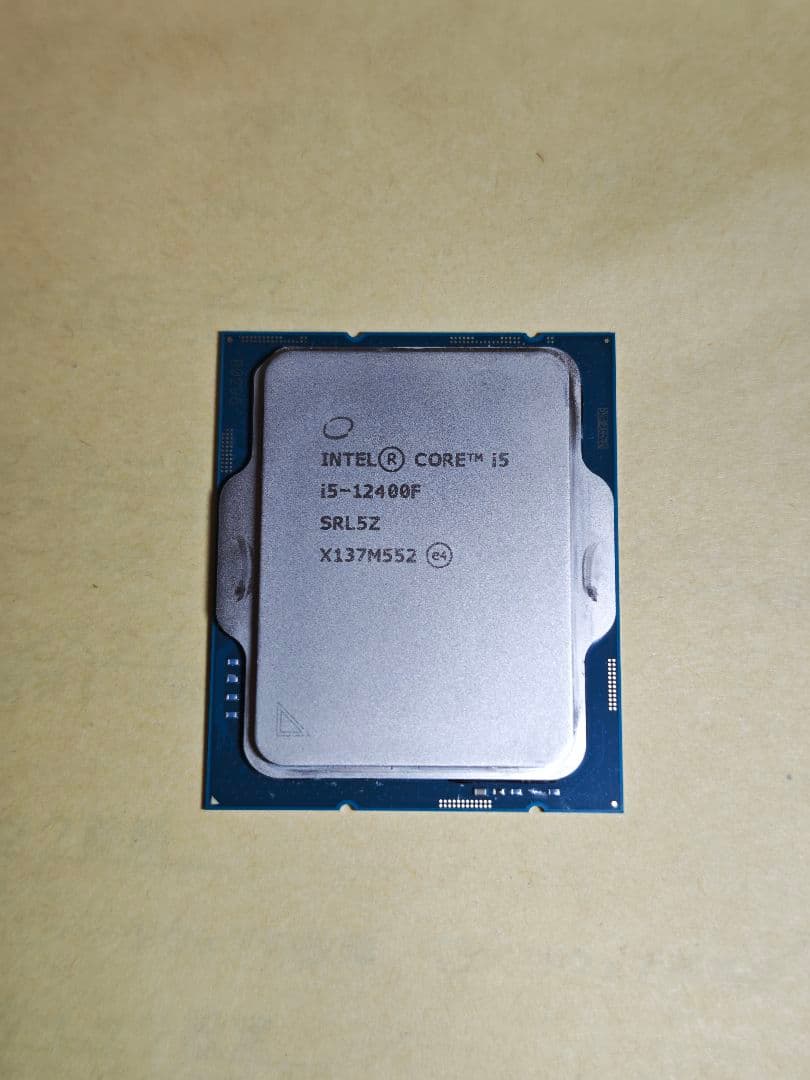 CPU Intel core i5-12400F