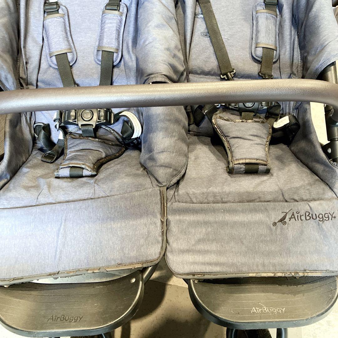 エアバギー ココダブルEX フロムバース デニム ネイビー 双子 2人乗り