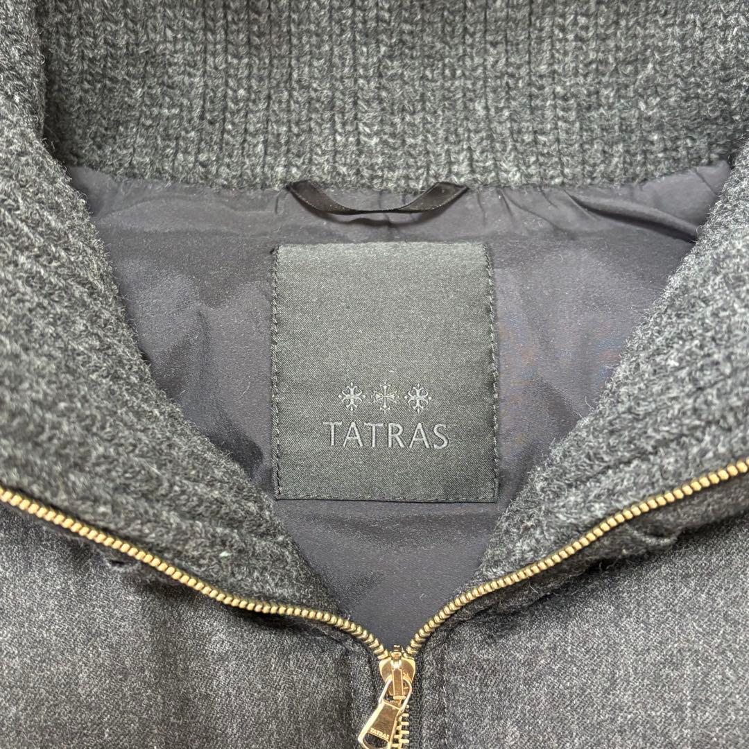【極美品】タトラス TATRAS ダウンベスト ルセラ チャコールグレー 01