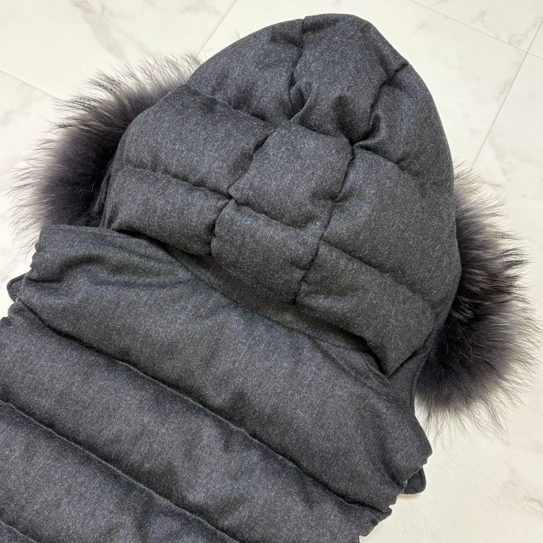 【極美品】タトラス TATRAS ダウンベスト ルセラ チャコールグレー 01