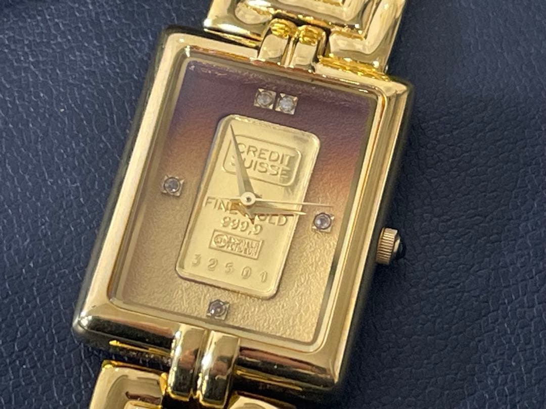 【エルジン】純金インゴット1g ・ダイヤ　スイスバンク　1g