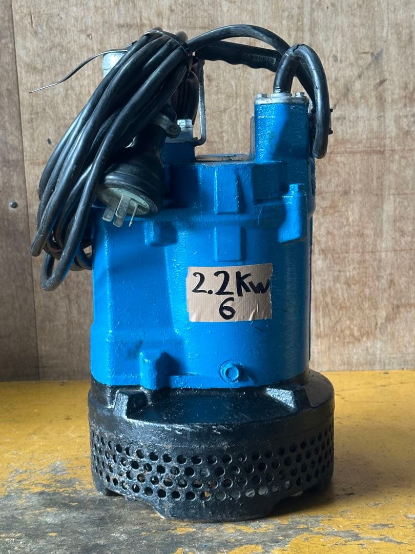 6. ツルミポンプ KTVE22.2 三相 200V 50HZ 口径50mm