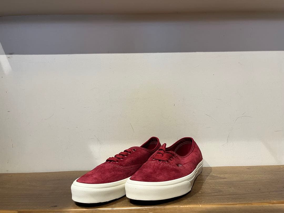 VANS AUTHENTIC SUEDE RED US正規品 赤箱 26.5cm