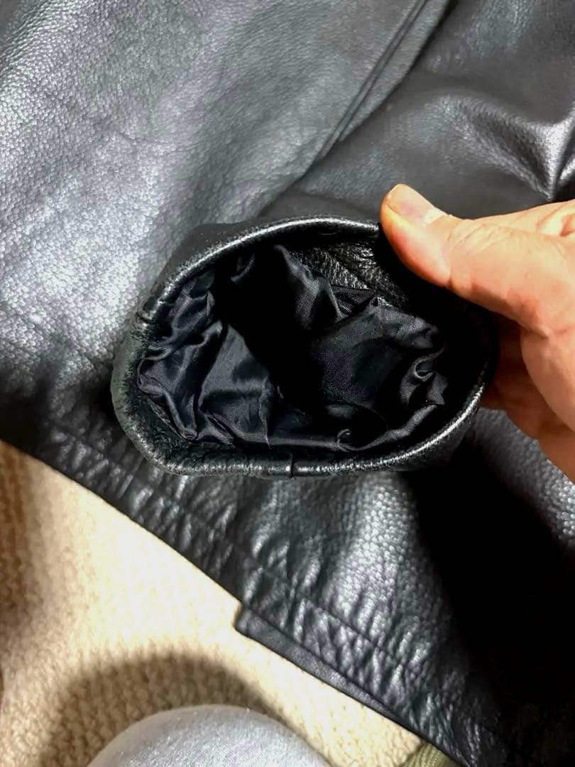 激シボ感　Right-on レザーカーコート