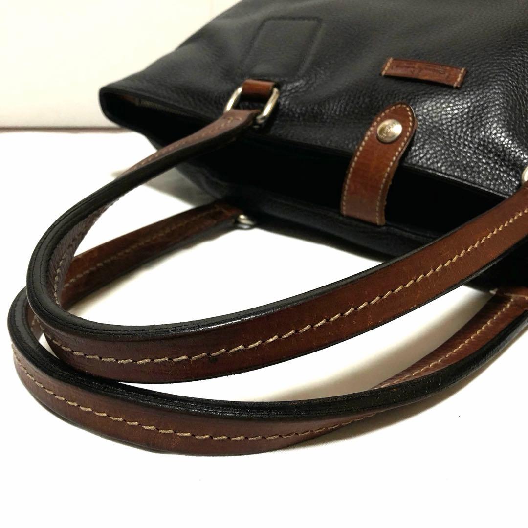 美品✨ダニエル&ボブ トゥモローランド別注 トートバッグ A4可 レザー黒茶