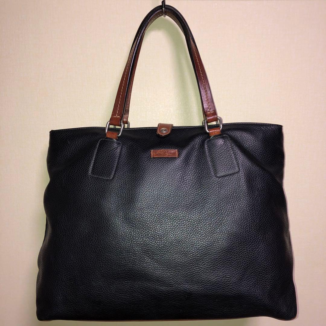 美品✨ダニエル&ボブ トゥモローランド別注 トートバッグ A4可 レザー黒茶