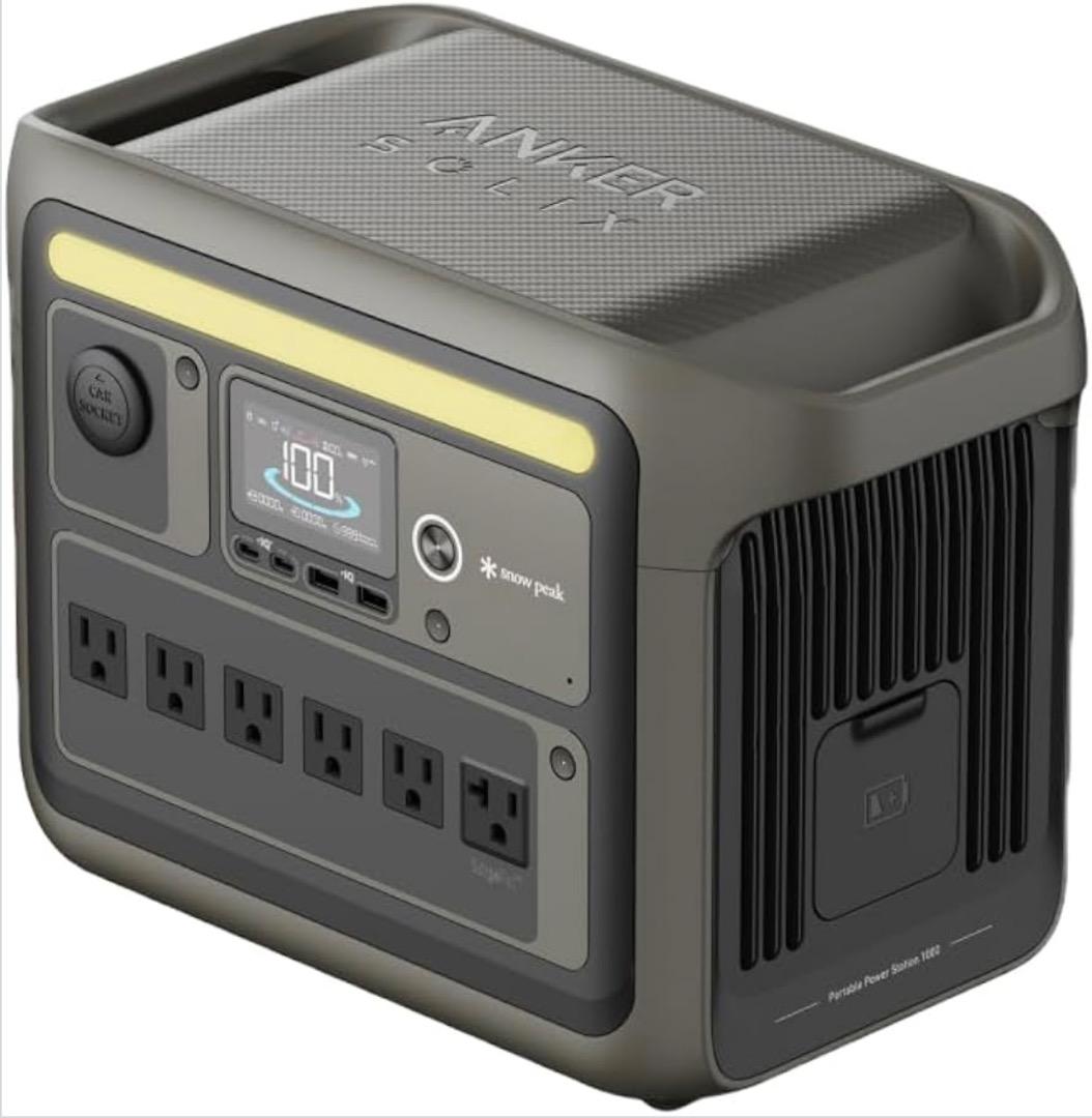 発電機・ポータブル電源 Portable Power Station 1000 Anker