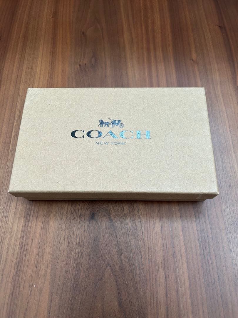 COACH ブラック ベルト ロゴ入り