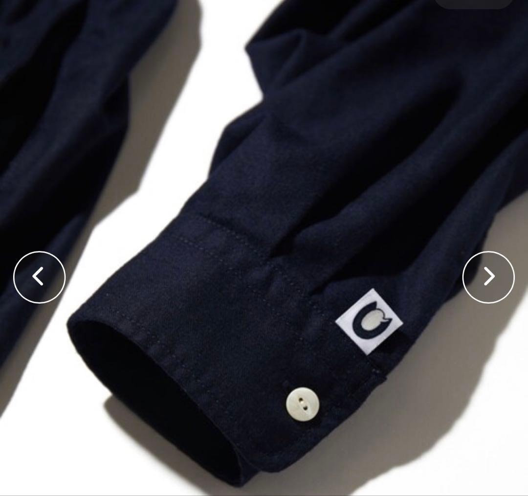 CAHLUMN カウラム　Wool Flannel Baseball Shirt