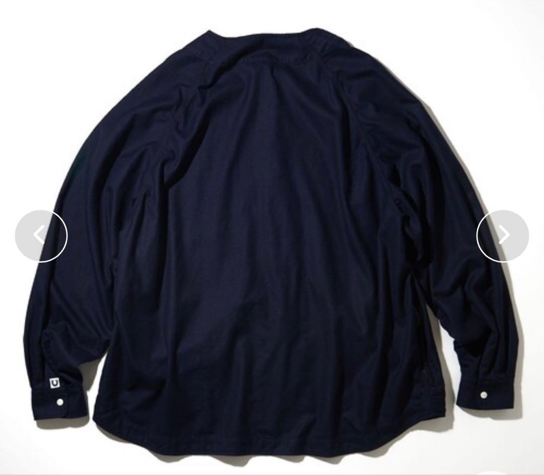 CAHLUMN カウラム　Wool Flannel Baseball Shirt