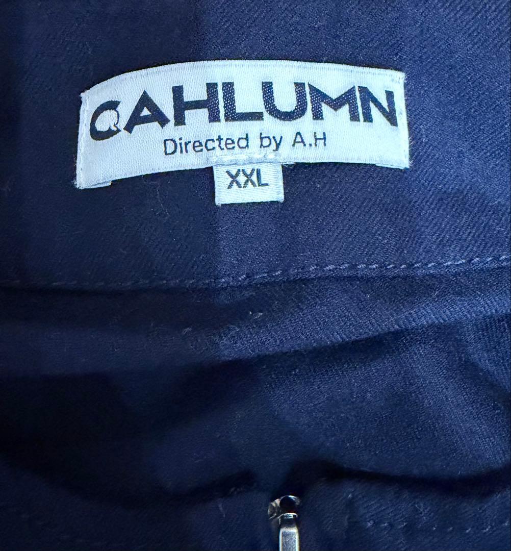 CAHLUMN カウラム　Wool Flannel Baseball Shirt