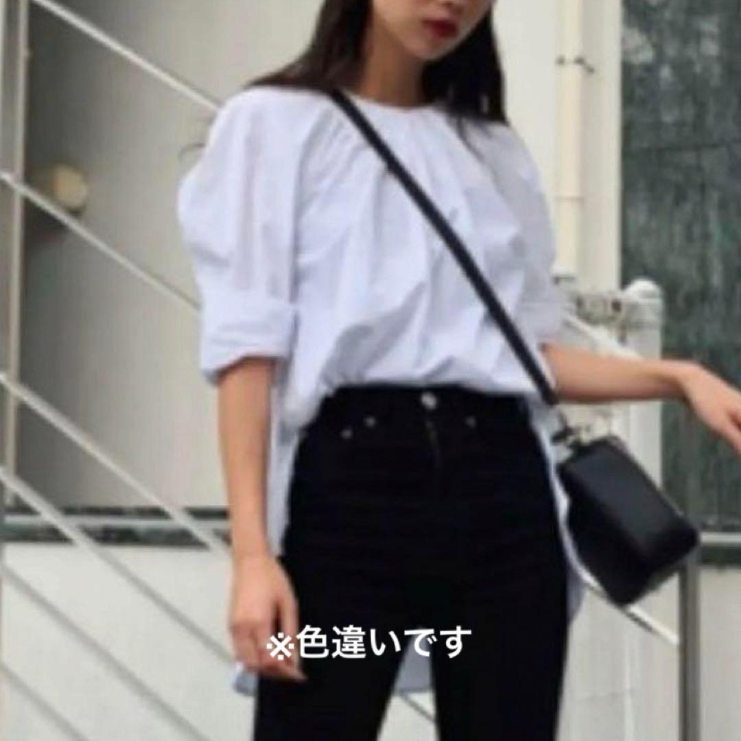 エンフォルド SOMELOS Tuck ブラウス　タック　黒　M