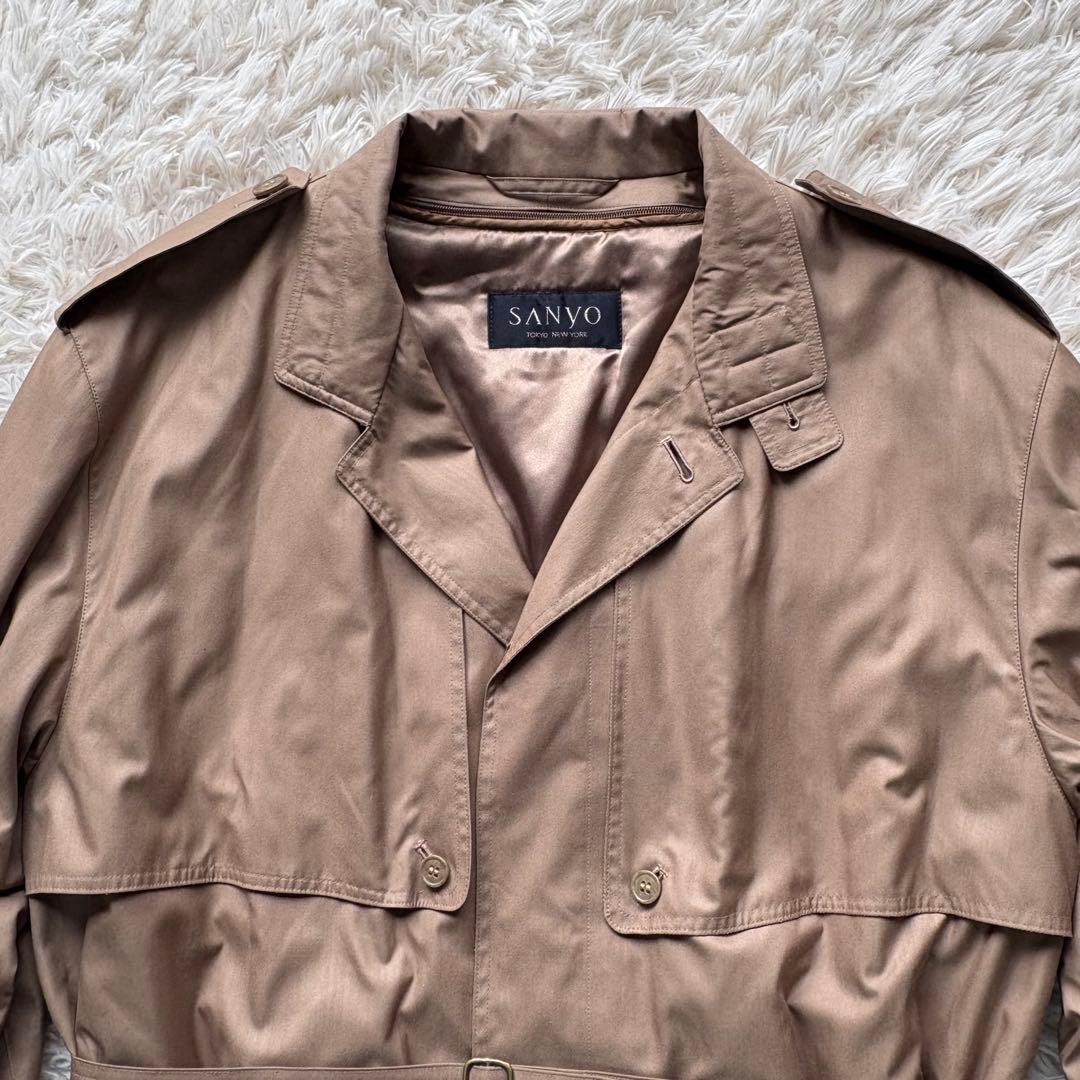 SANYO トレンチコート ライナー付 ベージュ M