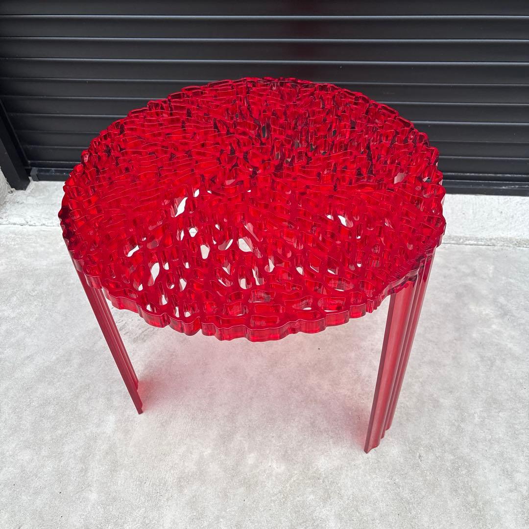 Kartell カルテル T-TABLE ティーテーブル RED サイドテーブル