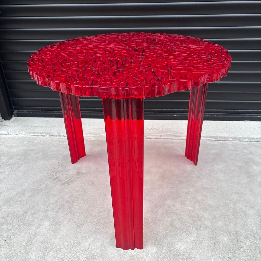Kartell カルテル T-TABLE ティーテーブル RED サイドテーブル