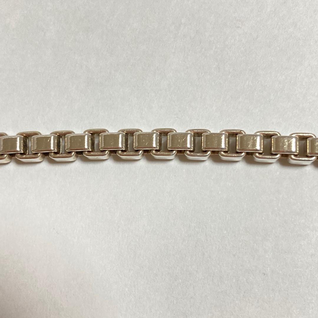 ティファニー ベネチアン リンク ブレスレット シルバー 約19cm
