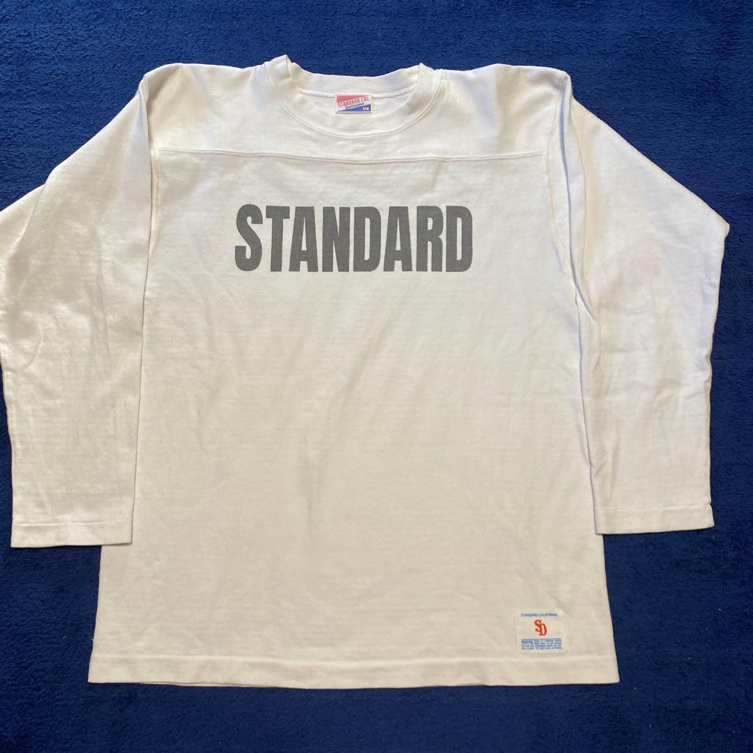 Standard California フットボールT 九分袖