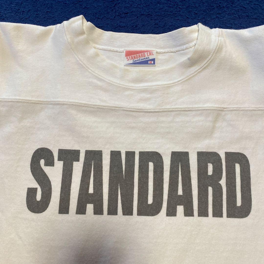 Standard California フットボールT 九分袖