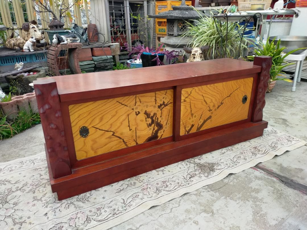 昭和レトロ☆床の間☆床置き家具☆飾り棚☆テレビ台☆ローボード☆古民具収納家具