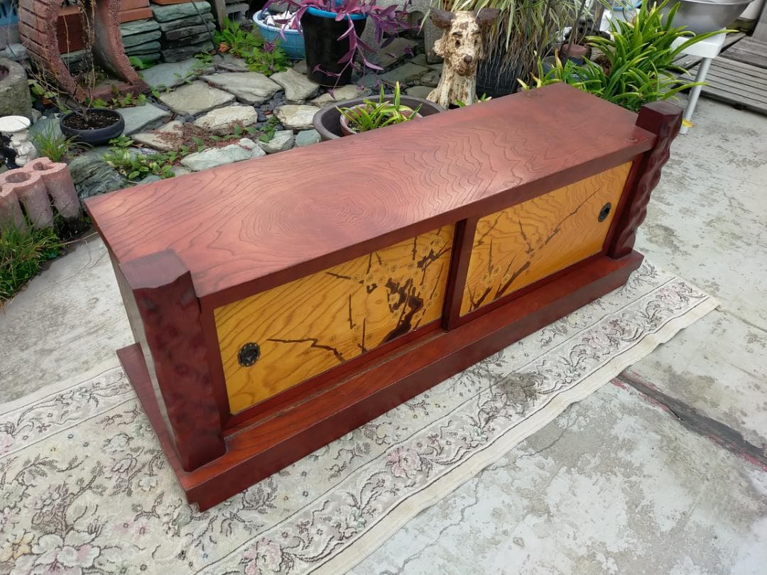 昭和レトロ☆床の間☆床置き家具☆飾り棚☆テレビ台☆ローボード☆古民具収納家具