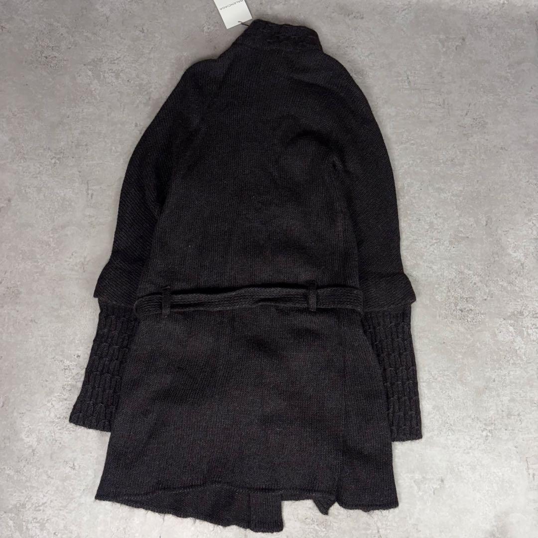 バレンシアガ 07AW ニコラ期 紋章ボタン ニットカーディガン コート 38