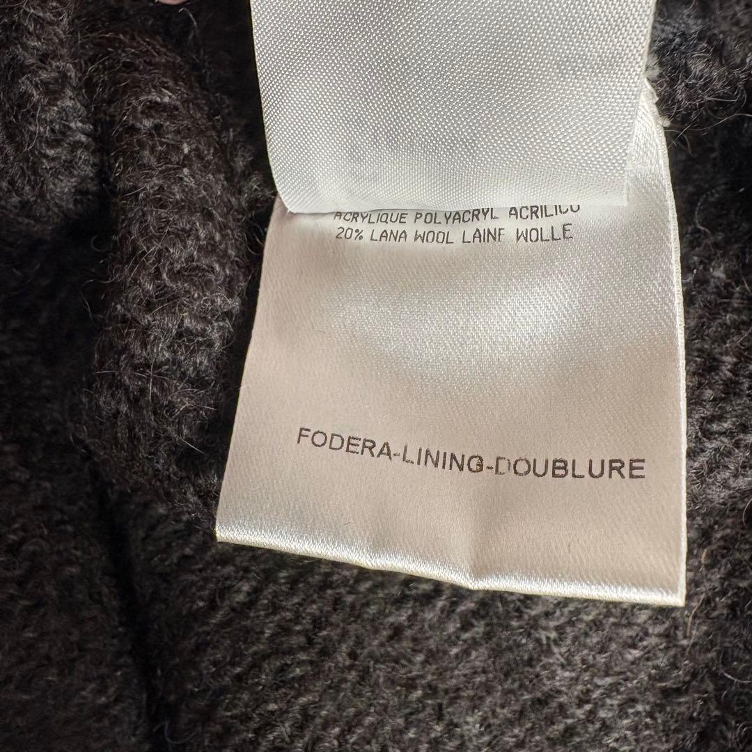 バレンシアガ 07AW ニコラ期 紋章ボタン ニットカーディガン コート 38