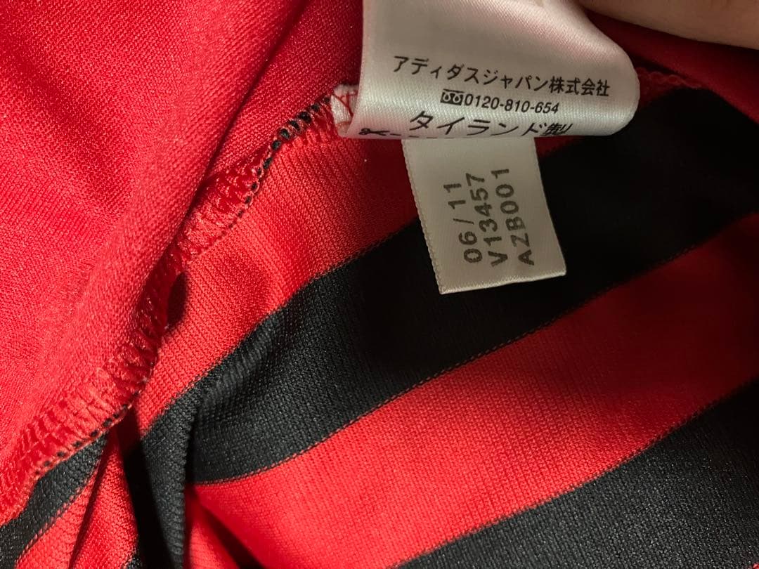 2011-12 AC Milanサッカー ユニフォーム adidas シャツ S