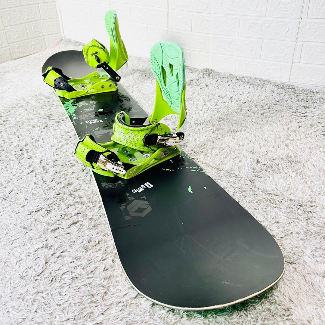 【初心者向け 】FTWO Black Deck メンズ スノーボード 152cm