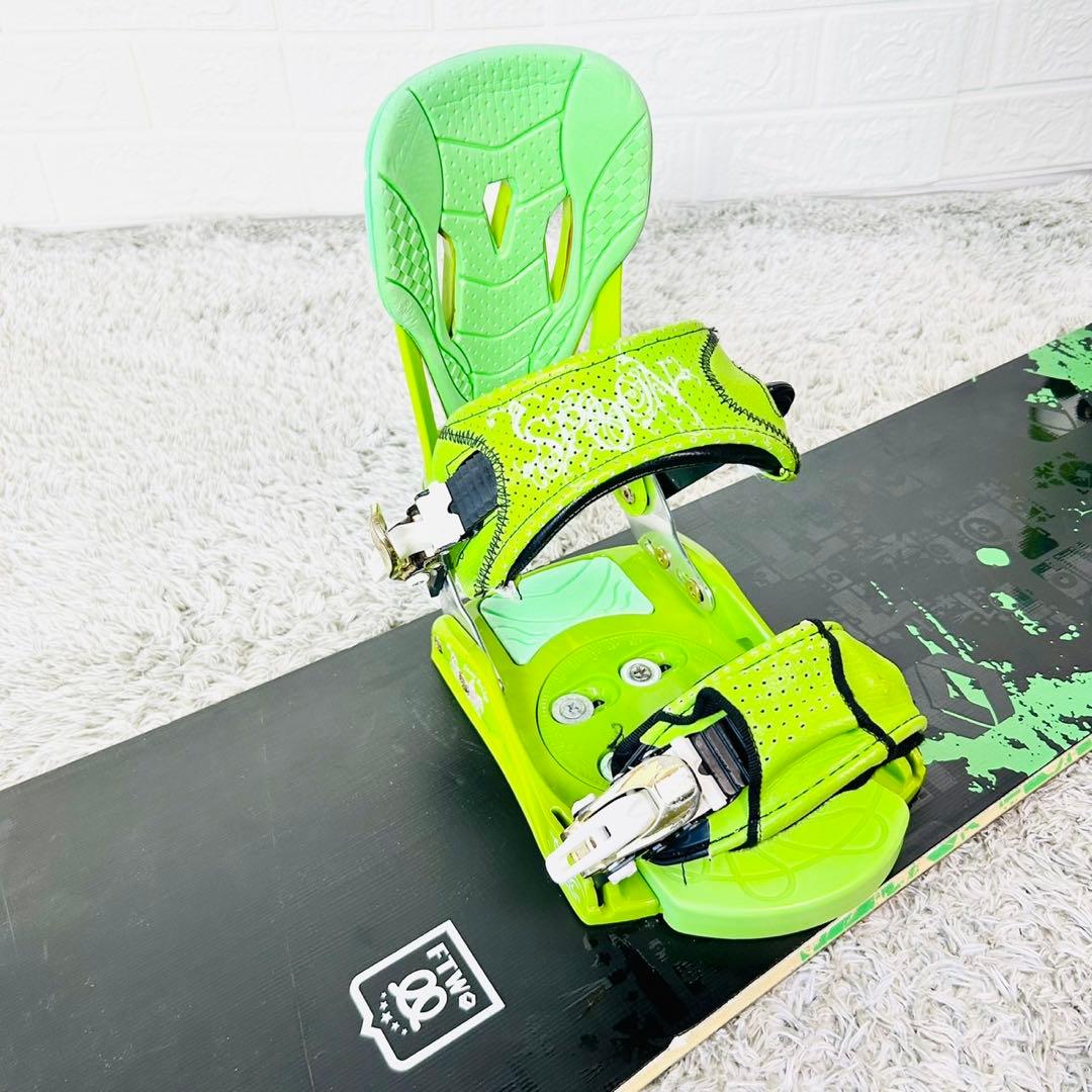 【初心者向け 】FTWO Black Deck メンズ スノーボード 152cm