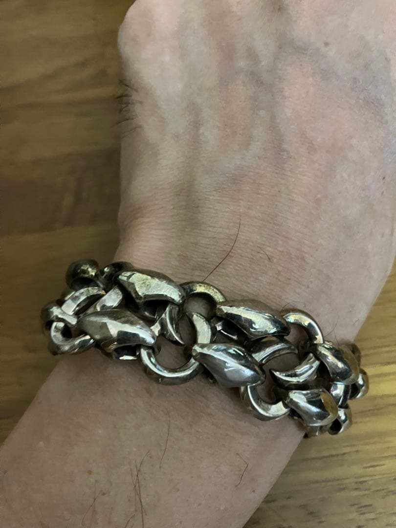 GIGOR ジゴロウ ダブルリンクブレスレット20㎝ 極美品