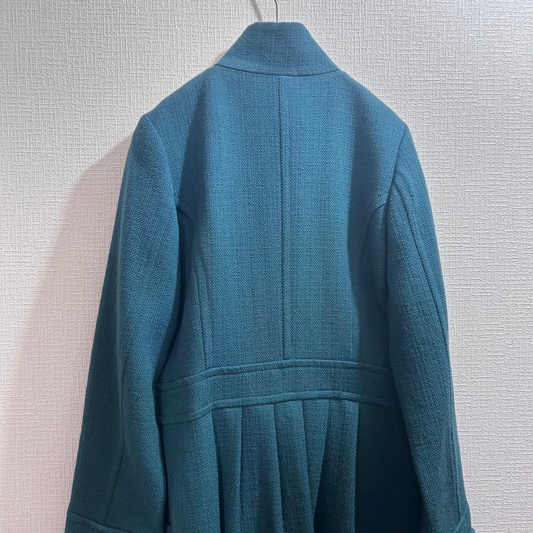 新品未使用crespiクレスピ【38→M】ロングコート♡裏地おしゃれ♡タグ付♡緑