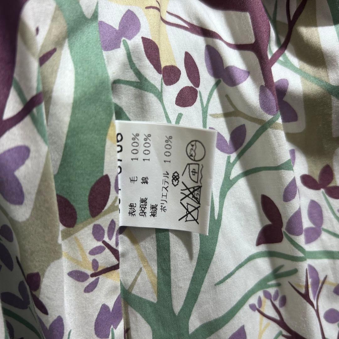 新品未使用crespiクレスピ【38→M】ロングコート♡裏地おしゃれ♡タグ付♡緑