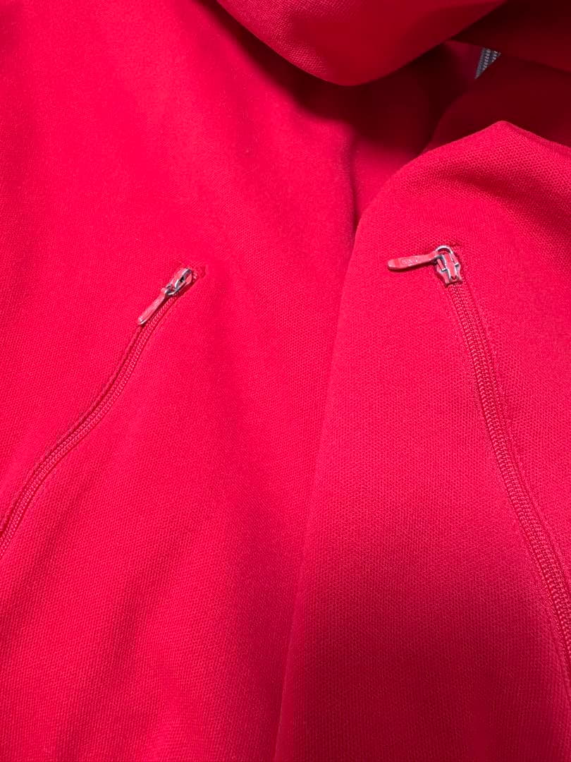 adidas トラックジャケット　赤　70s デサント