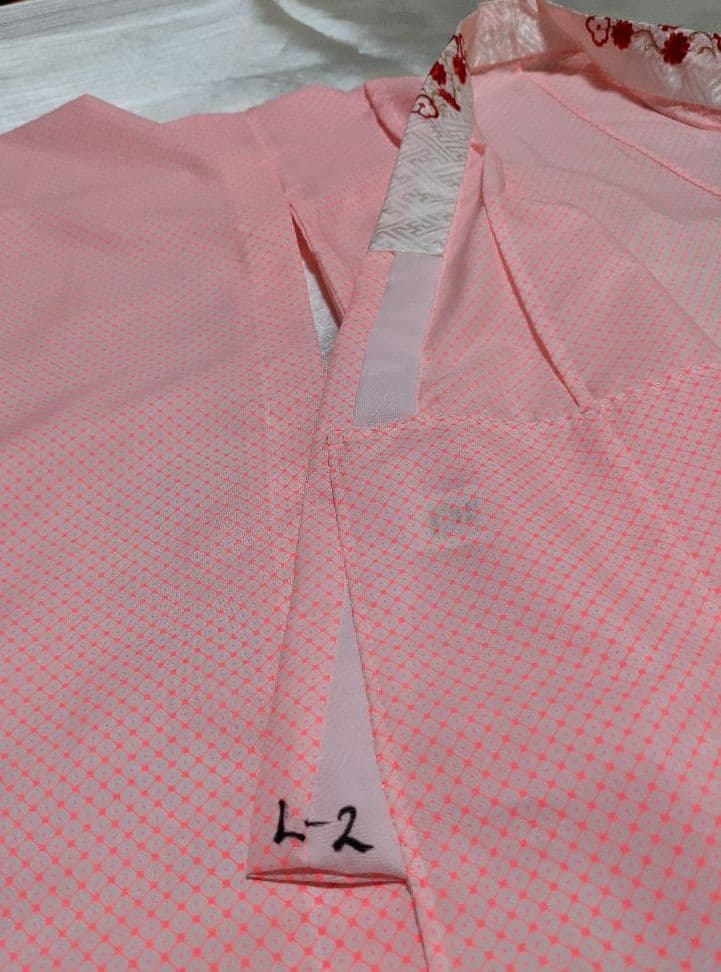 七五三　７歳　正絹　着物　L2