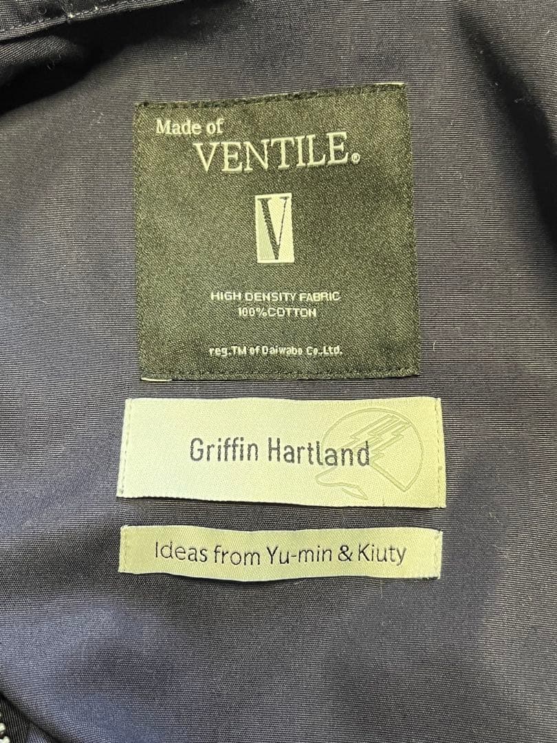グリフィンハートランド　ロイヤルネイビーパーカー　ゆーみんアンドきうてい
