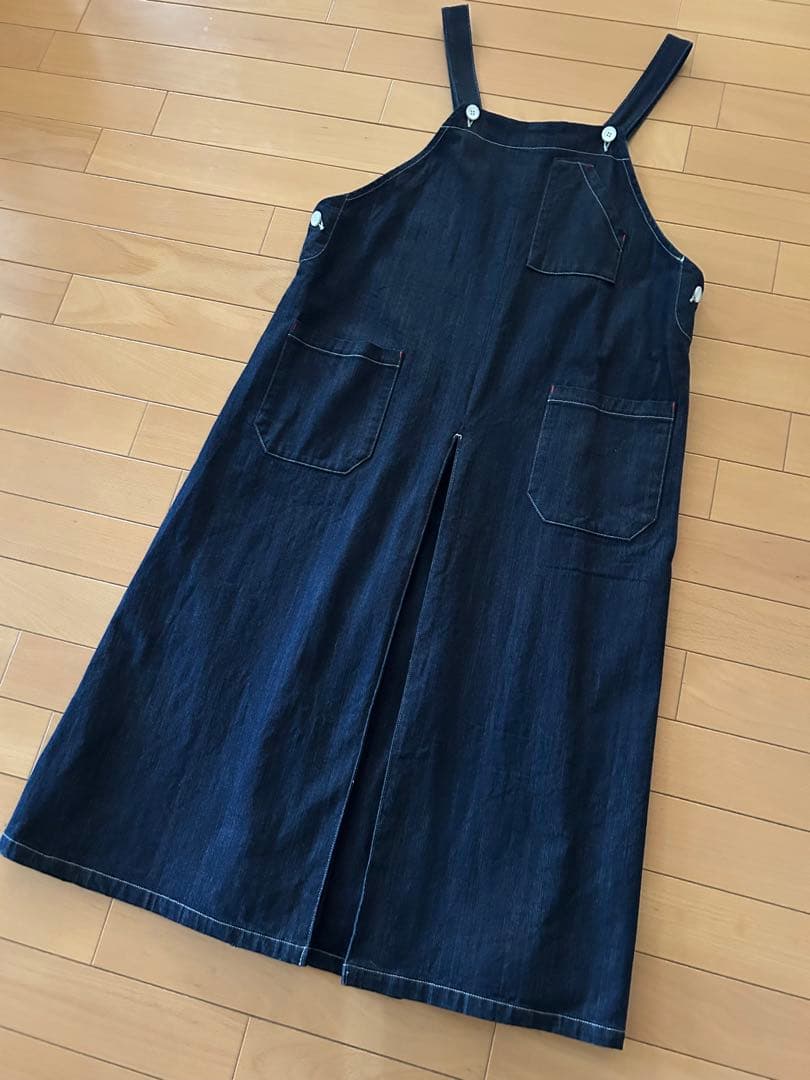 Bluetrick ライトオンスサロペットスカートデニム（Ｍサイズ）岡山