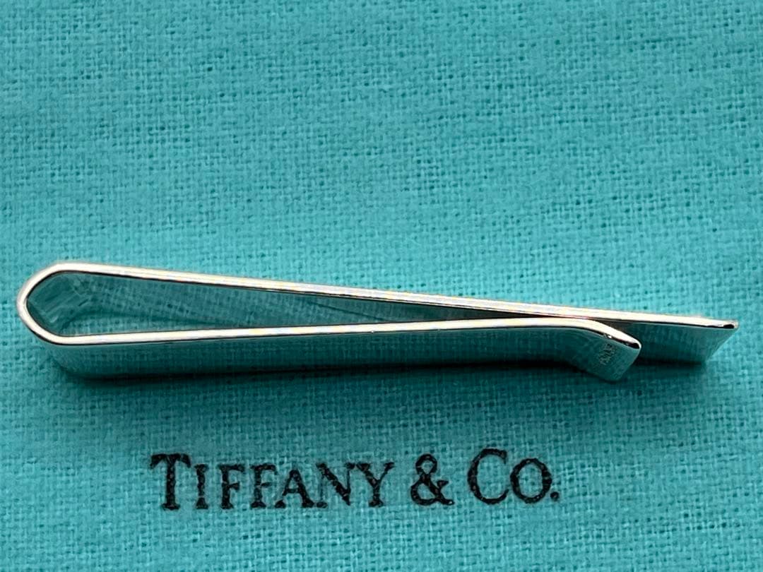 c432 ティファニー　エンジンターン　マネークリップ　シルバー　925