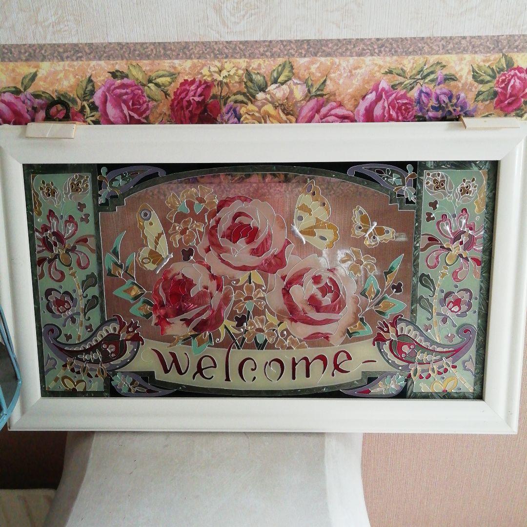 ステンドグラス　　薔薇が素敵です！