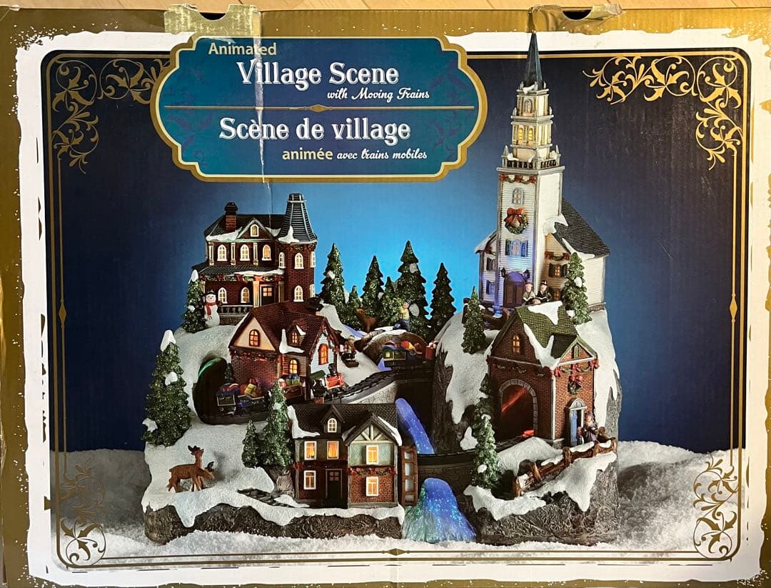 クリスマス飾り　ライト・音楽付き