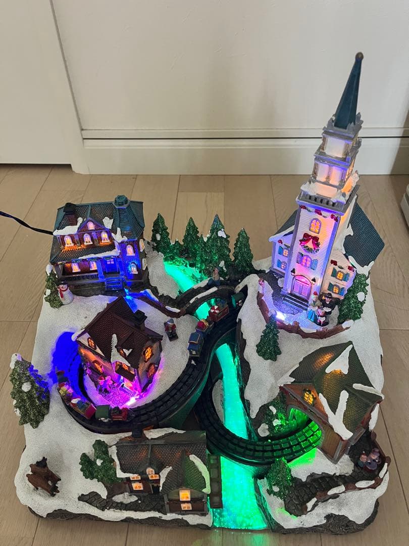 クリスマス飾り　ライト・音楽付き