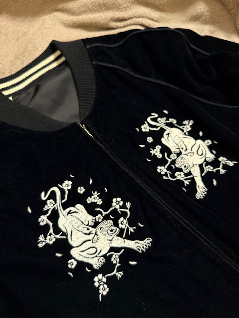 ２面用 別珍 Vanquish tokyo 虎日本限定 スカジャン unisex