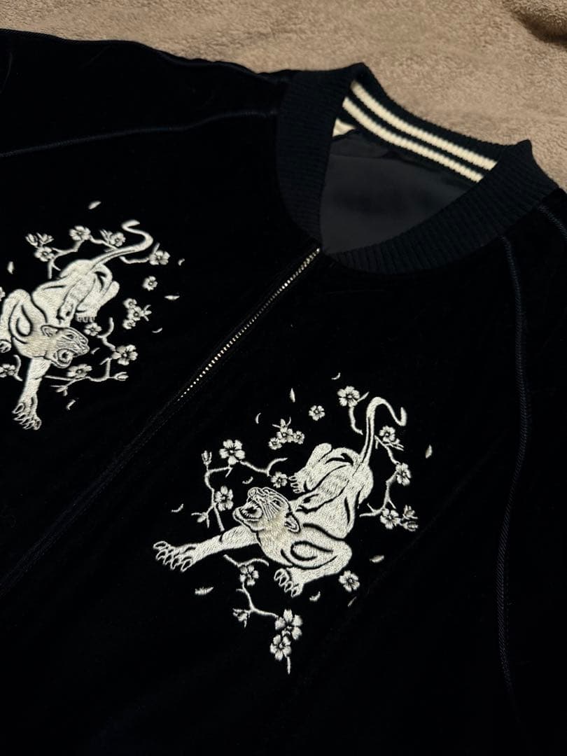 ２面用 別珍 Vanquish tokyo 虎日本限定 スカジャン unisex