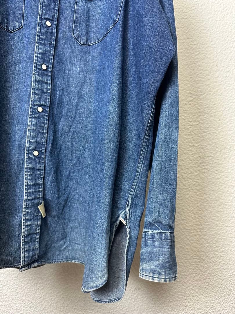 トップス Double RL 90s Denim L/S Shirt
