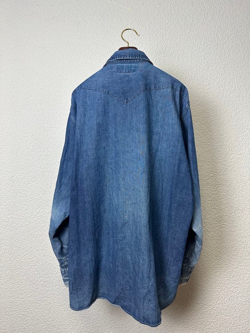 トップス Double RL 90s Denim L/S Shirt